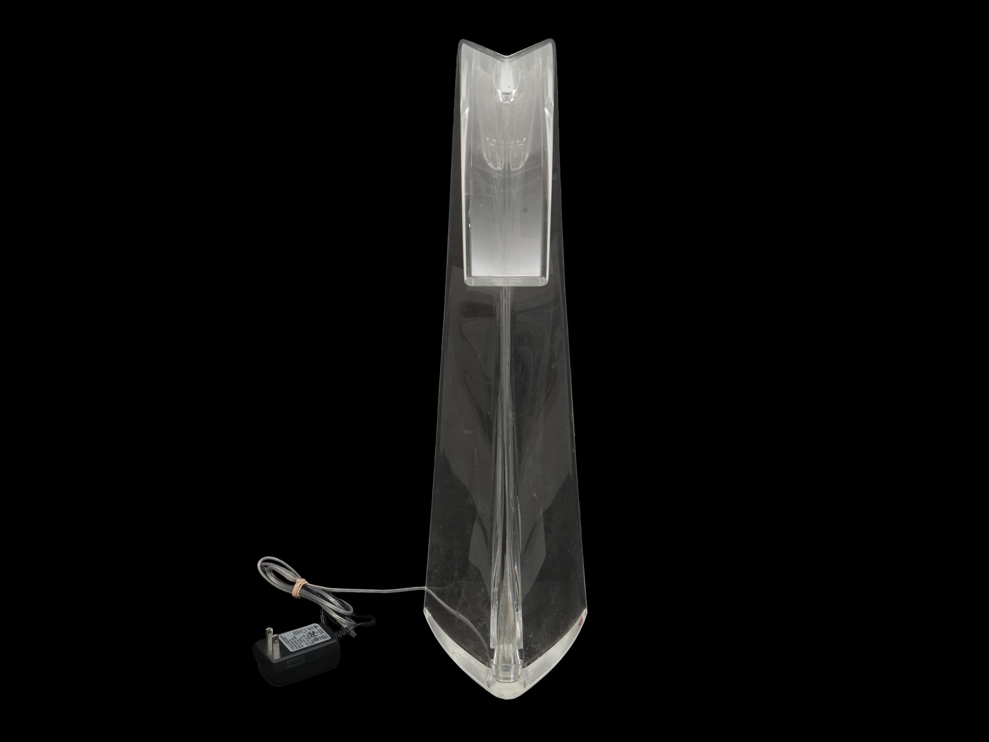 TRANSPARENT TAJ TABLE LAMP BY KARTELL MILANO PIC-4